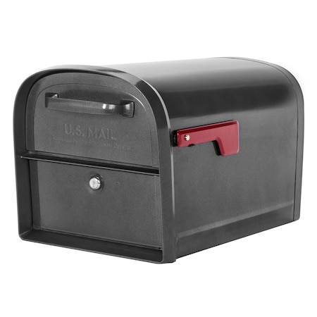 Architectural Mailboxes Mailbox, Pewter, Post Mount, Large 6300P-10